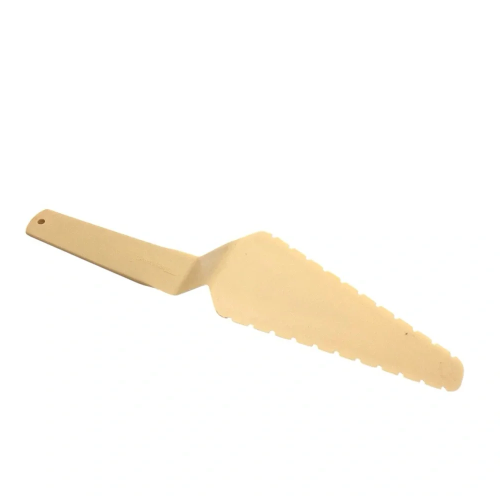 Vintage Tupperware 1228-8 Pie & Cake Server – Wheat Color – Kitchen Utensil
